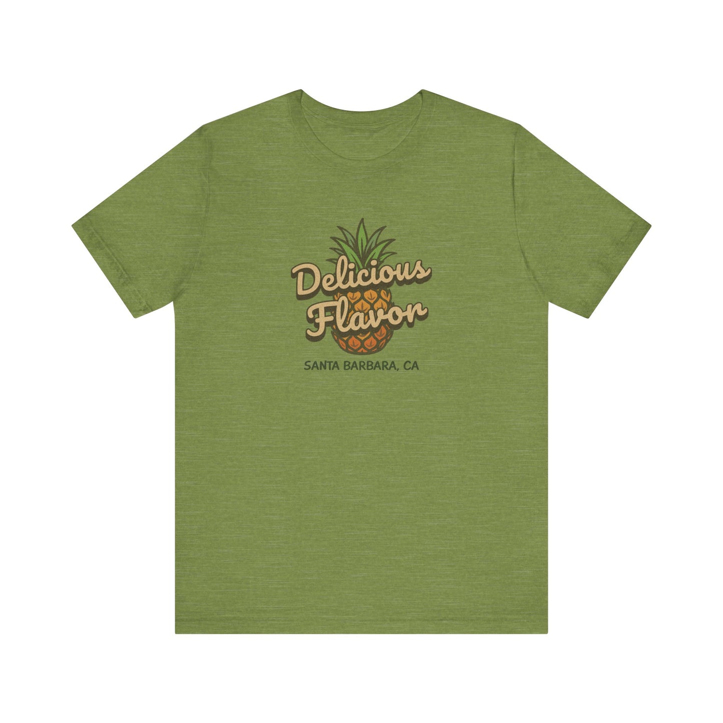 Delicious Flavor — Santa Barbara Pineapple Retro Tee (Light)