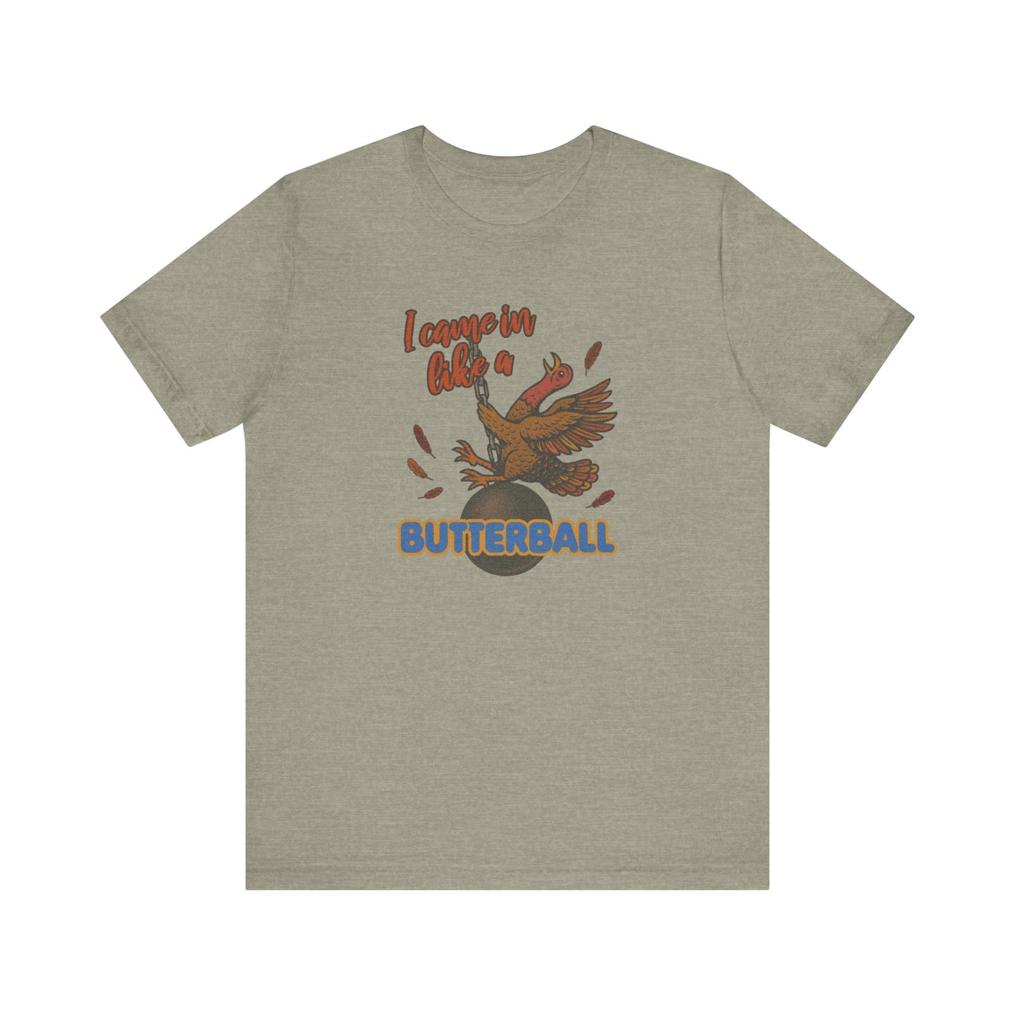 Like a Butterball — Miley Cyrus Thanksgiving Parody Retro Tee (Light)