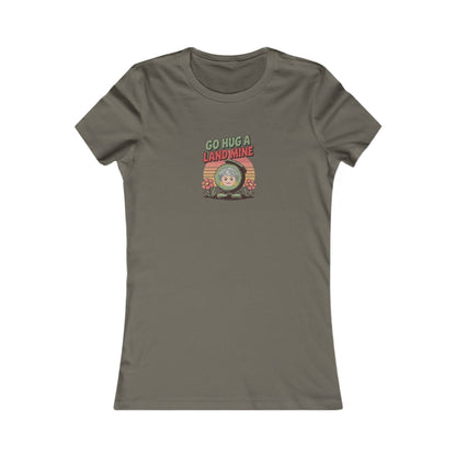 Go Hug a Land Mine — Dorothy Zbornak Retro Women's Tee (Dark)