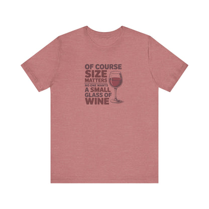 Big Glass Energy — Wine Lover Retro Tee (Light)