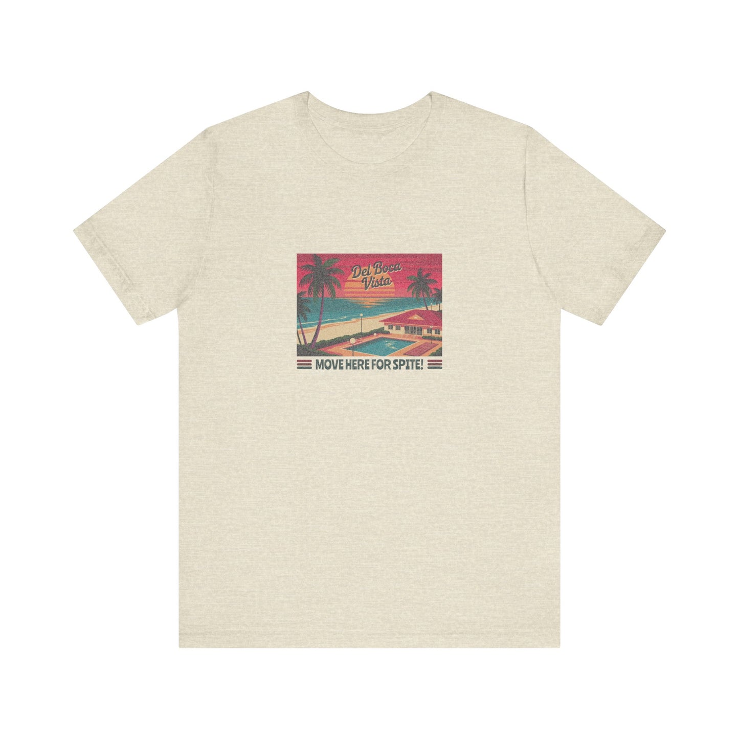 Del Boca Vista (Move Here For Spite!) — Seinfeld Retro Tee (Light)