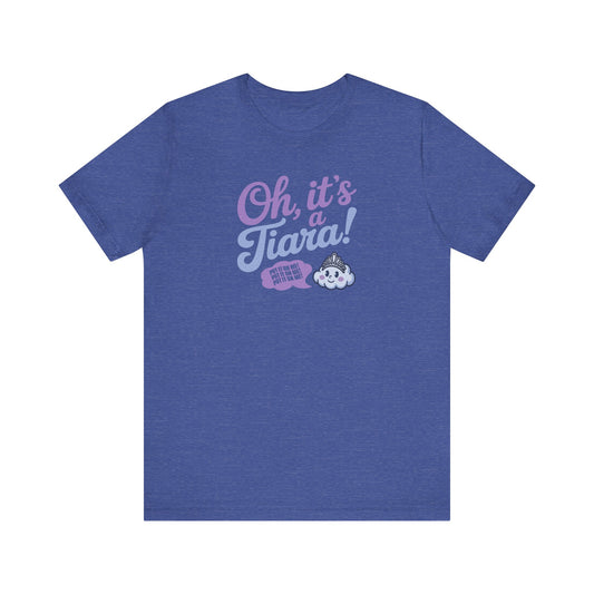 Oh, It’s a Tiara! (Put It On Me!) — Amy Farrah Fowler Retro Tee (Dark)