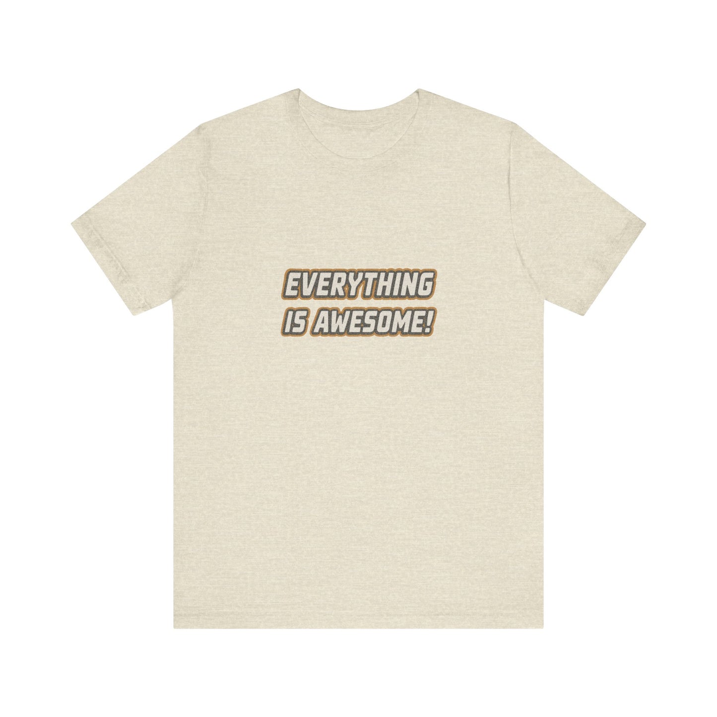 Everything is Awesome! — The LEGO Movie-Inspired Retro Tee (Light)