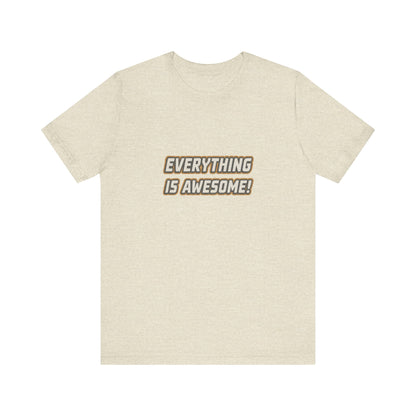 Everything is Awesome! — The LEGO Movie-Inspired Retro Tee (Light)
