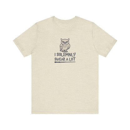 I Solemnly Swear a Lot — Harry Potter Retro Tee (Light)