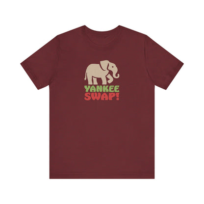 Yankee Swap! Christmas Party — Michael Scott Retro Tee (Dark)