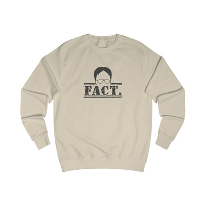 Dwight Schrute FACT. — The Office-Inspired Sweatshirt (Light)