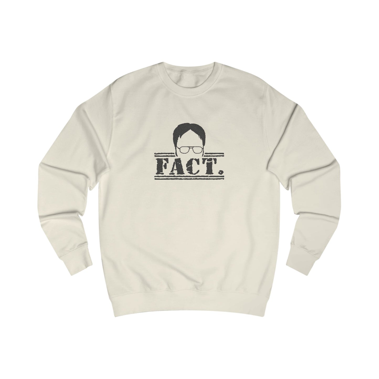 Dwight Schrute FACT. — The Office-Inspired Sweatshirt (Light)