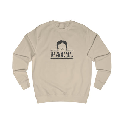 Dwight Schrute FACT. — The Office-Inspired Sweatshirt (Light)