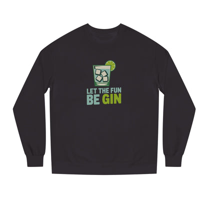 Party Starter: Let the Fun Be Gin – Cocktail Retro Sweatshirt (Dark)