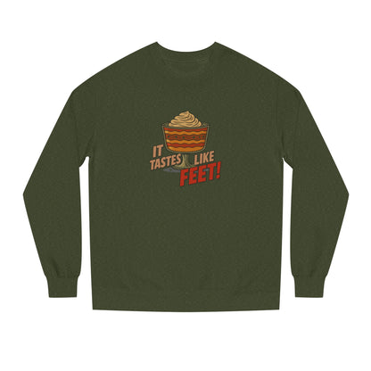 It Tastes Like Feet! — Thanksgiving Trifle Retro Sweatshirt (Dark)