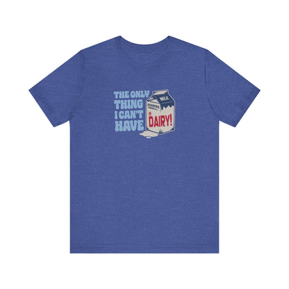 Can’t Have Dairy — Friends Jill Green Retro Tee (Dark)