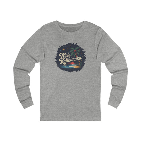 Mele Kalikimaka — Retro Hawaiian Christmas Long Sleeve (Light)