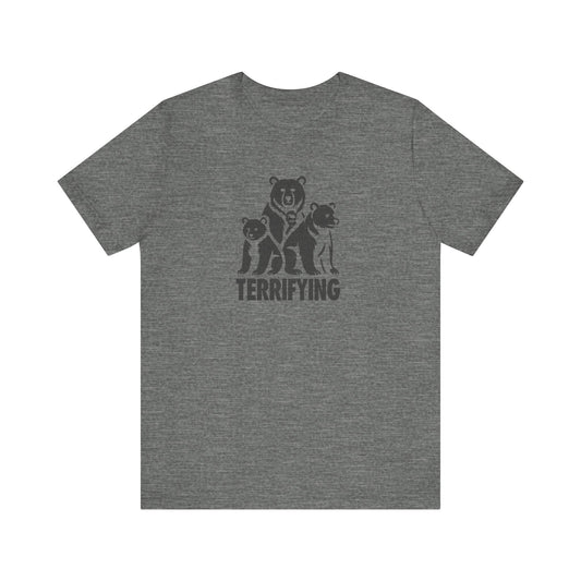 Bears Are Terrifying — Retro Silhouette Tee (Light)