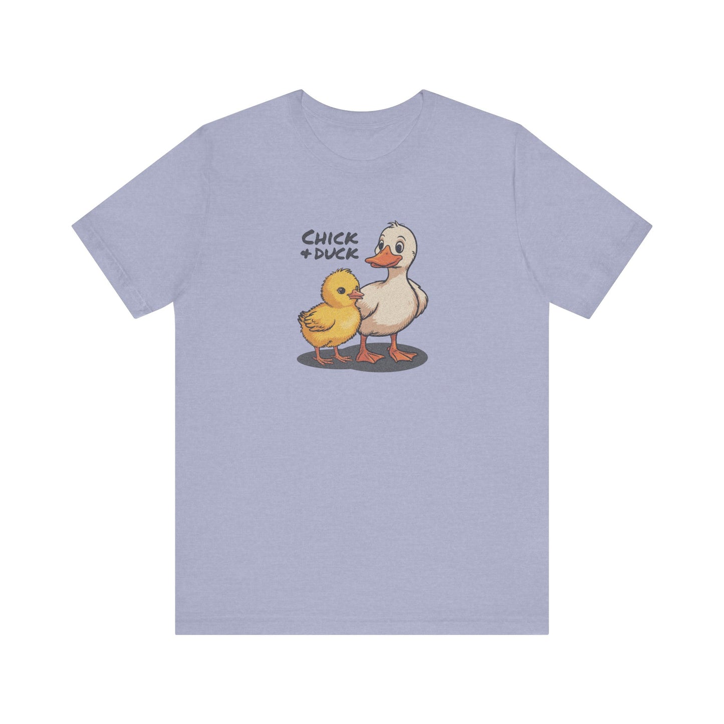 The Chick and the Duck — Friends Retro Tee (Light)