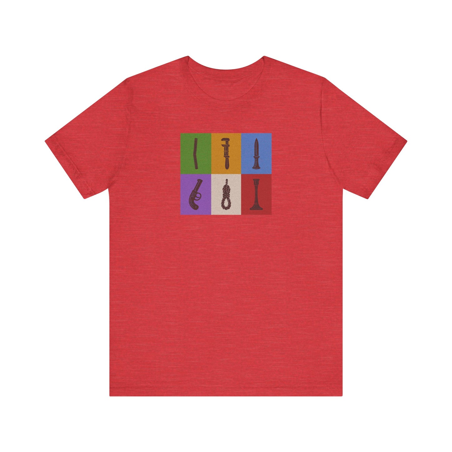 Six Ways Into the Evidence Locker — Clue Retro Tee (Light)