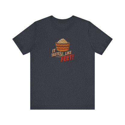 It Tastes Like Feet! — Thanksgiving Trifle Retro Tee (Dark)
