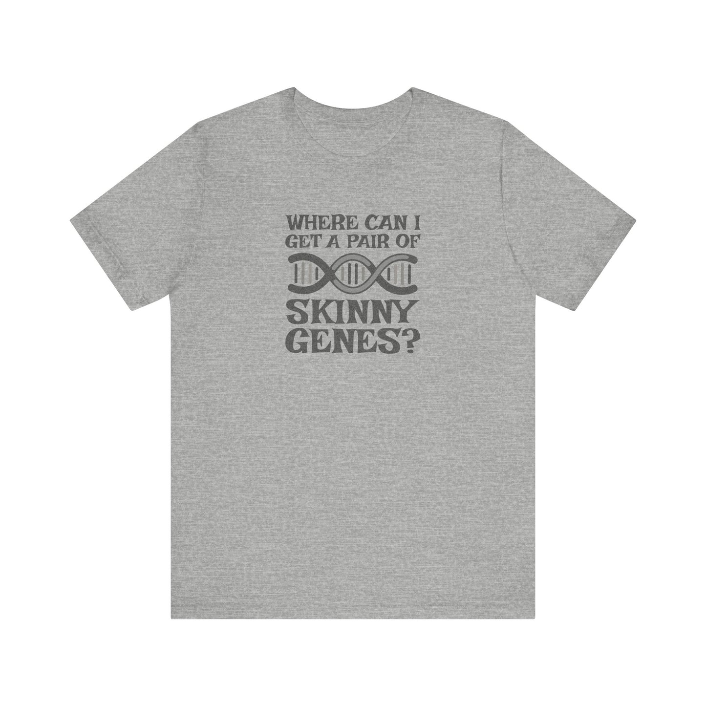 Pair of Skinny Genes — Retro Graphic Tee (Light)