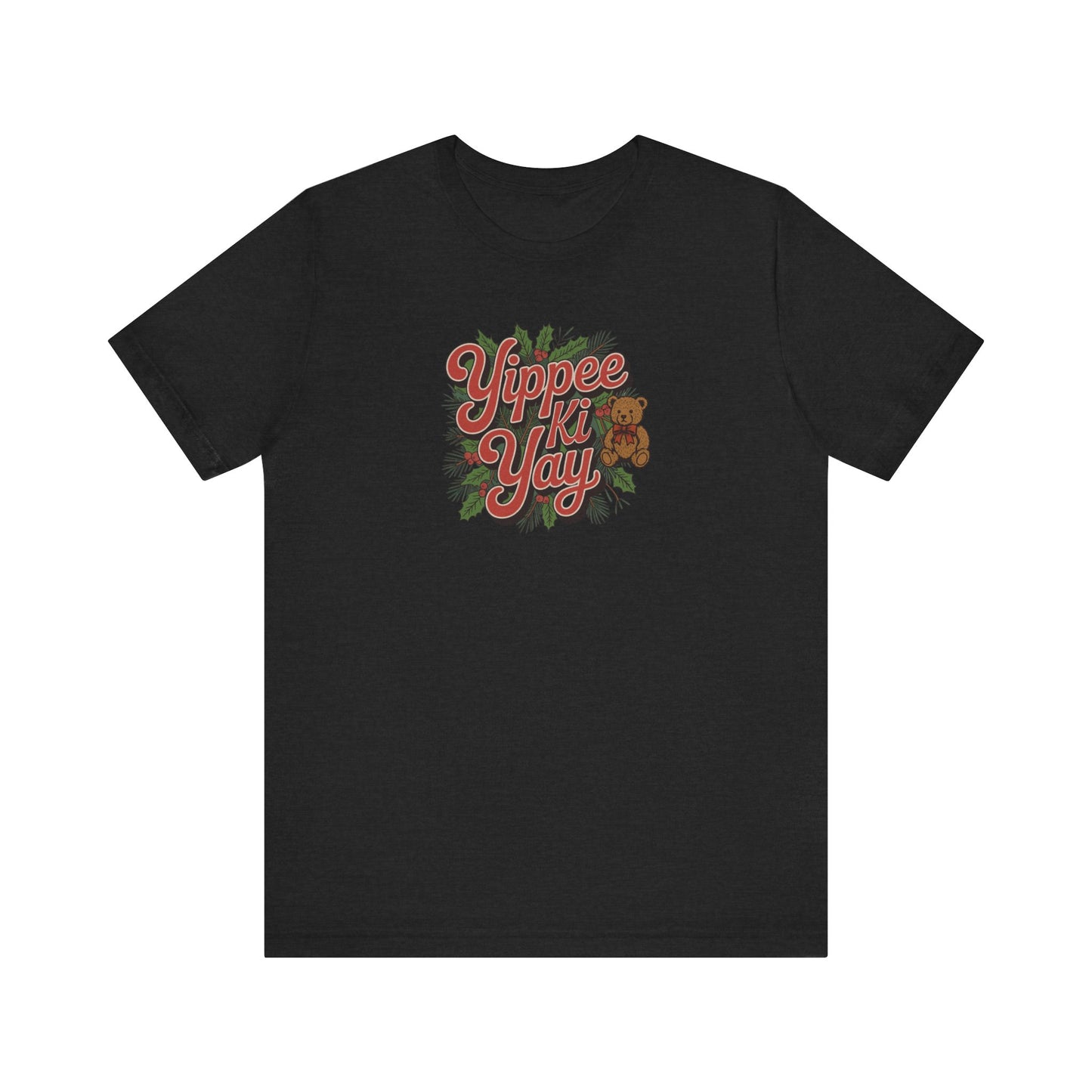 Yippee Ki Yay — Die Hard Retro Christmas Tee (Dark)