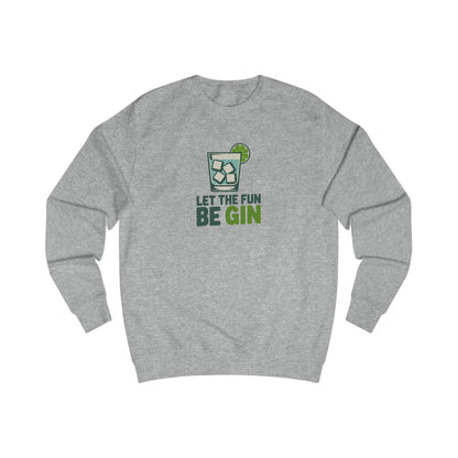 Party Starter: Let the Fun Be Gin – Cocktail Retro Sweatshirt (Light)