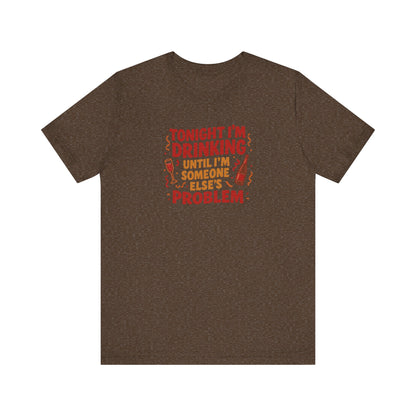 The Problem is Coming From Inside the Bar — Retro Tee (Dark)