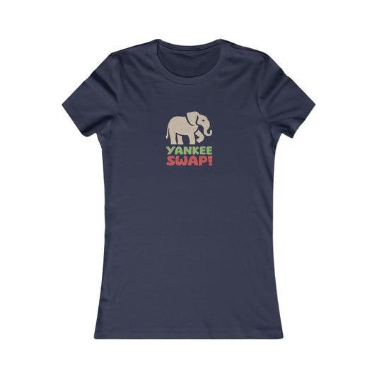 Yankee Swap! Christmas Party — Michael Scott Retro Women's Tee (Dark)