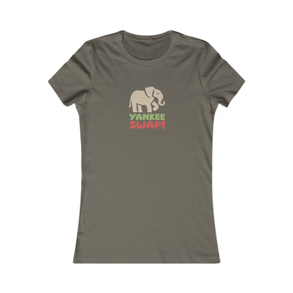 Yankee Swap! Christmas Party — Michael Scott Retro Women's Tee (Dark)