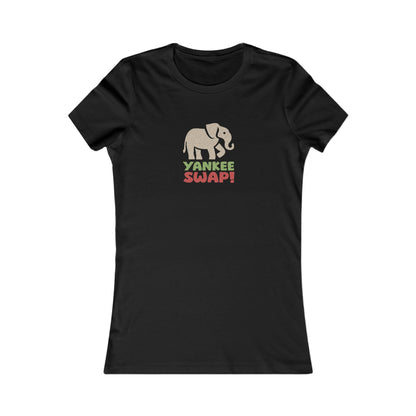 Yankee Swap! Christmas Party — Michael Scott Retro Women's Tee (Dark)