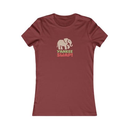 Yankee Swap! Christmas Party — Michael Scott Retro Women's Tee (Dark)