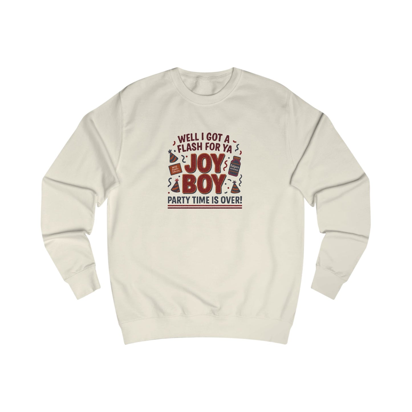 Joy Boy — Seinfeld Library Investigator Sweatshirt (Light)