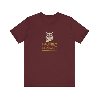I Solemnly Swear a Lot — Harry Potter Retro Tee (Dark)