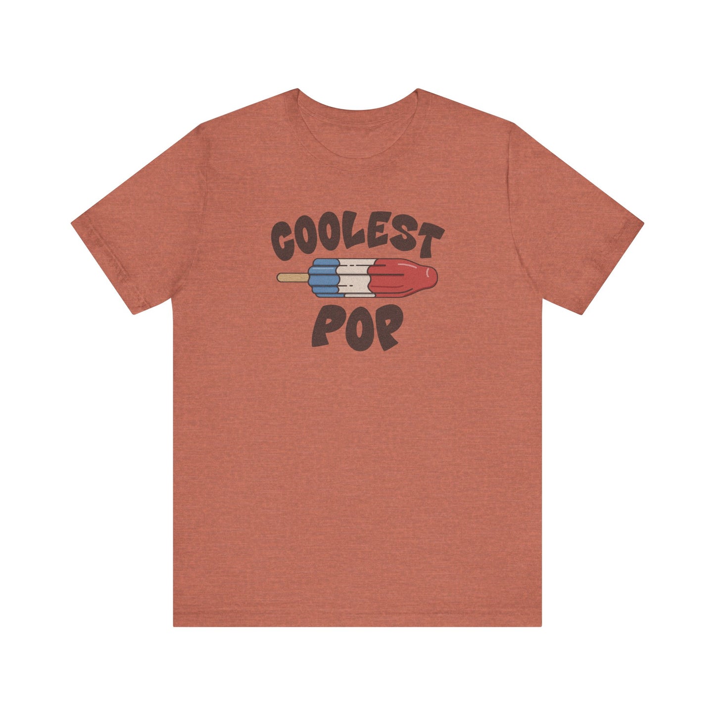 Coolest Pop Shirt — Funny Dad Gift, Retro Ice Pop Tee