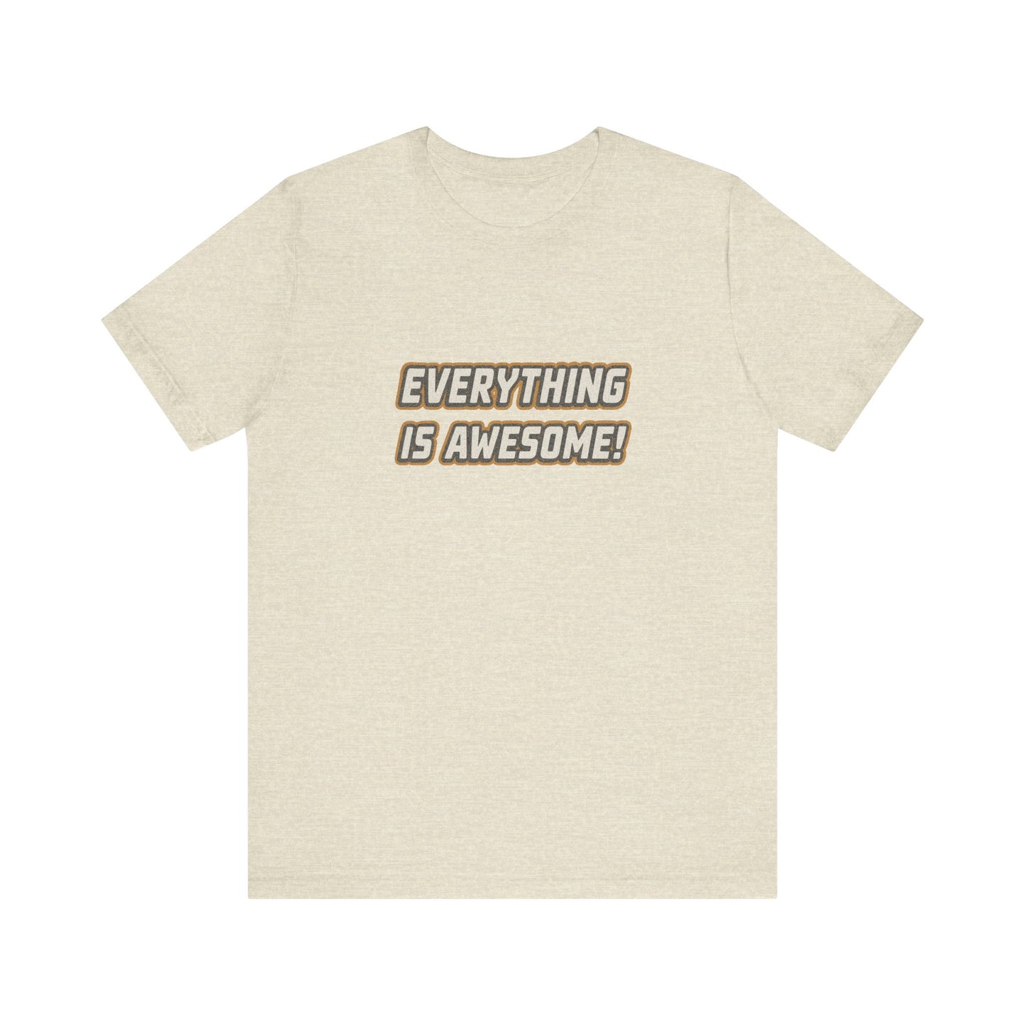 Everything is Awesome! — The LEGO Movie-Inspired Retro Tee (Light)