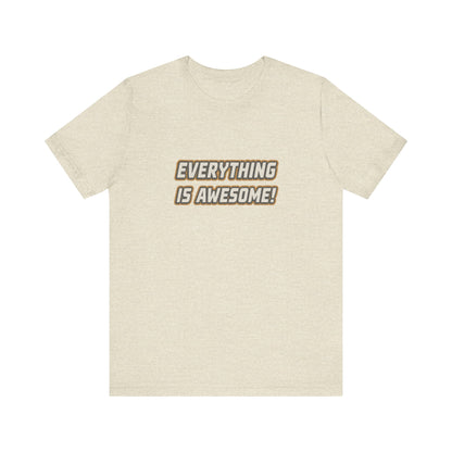 Everything is Awesome! — The LEGO Movie-Inspired Retro Tee (Light)