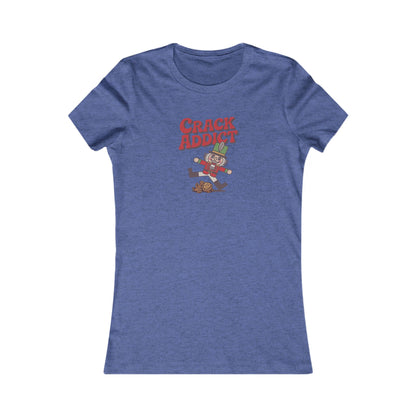 Crack Addict Nutcracker (Unhinged Remix) — Retro Women's Tee (Dark)