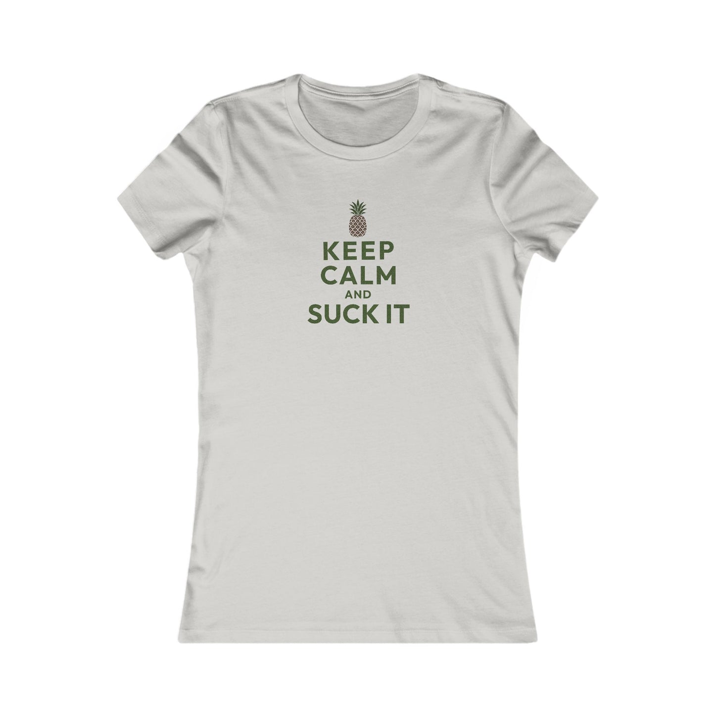 Keep Calm and Suck It — Psych Retro Women's Tee (Light)