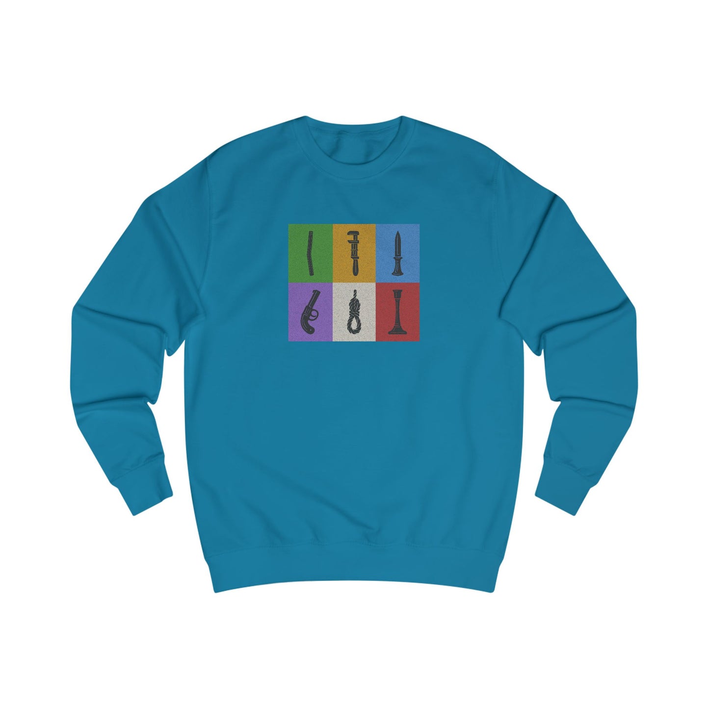 Six Ways Into the Evidence Locker — Clue Retro Sweatshirt (Light)