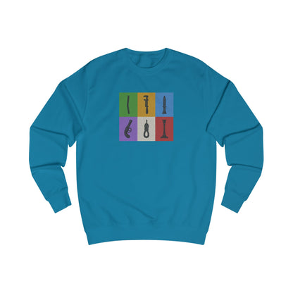 Six Ways Into the Evidence Locker — Clue Retro Sweatshirt (Light)