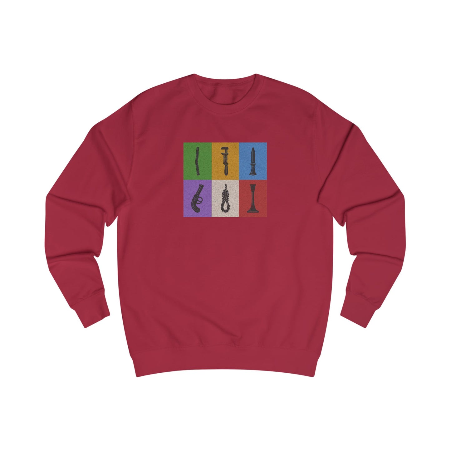 Six Ways Into the Evidence Locker — Clue Retro Sweatshirt (Light)