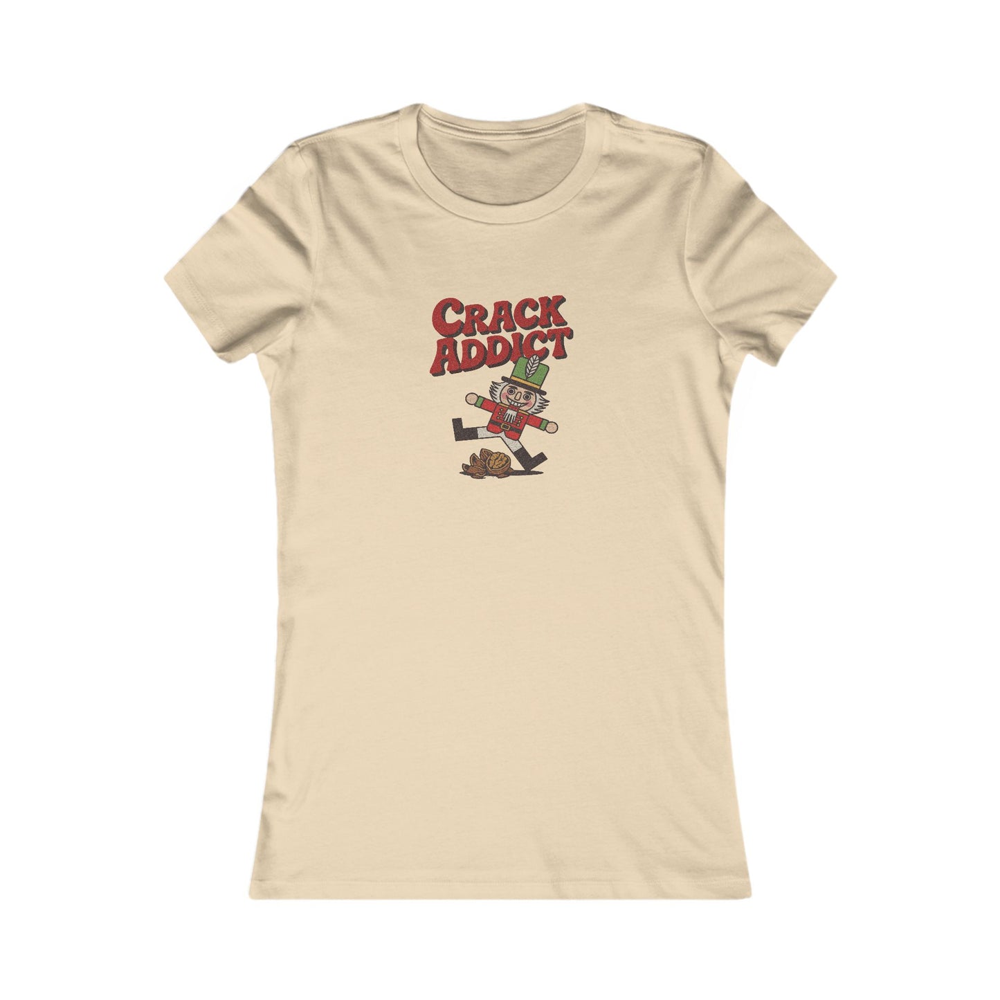 Crack Addict Nutcracker (Unhinged Remix) — Retro Women's Tee (Light)
