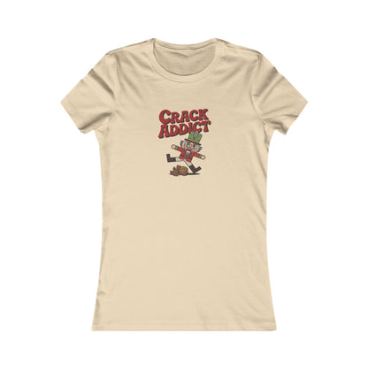 Crack Addict Nutcracker (Unhinged Remix) — Retro Women's Tee (Light)