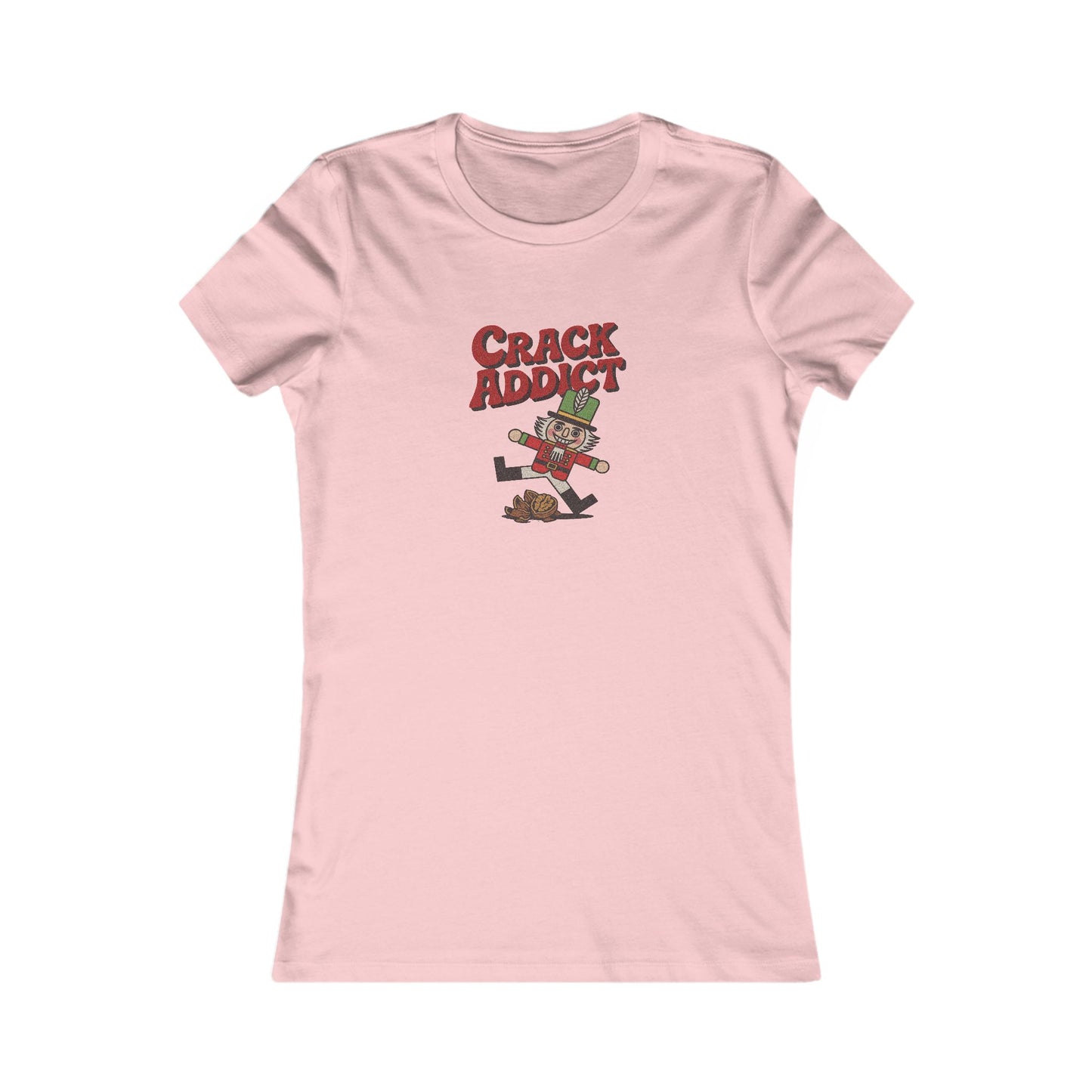 Crack Addict Nutcracker (Unhinged Remix) — Retro Women's Tee (Light)