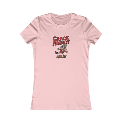 Crack Addict Nutcracker (Unhinged Remix) — Retro Women's Tee (Light)