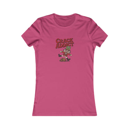 Crack Addict Nutcracker (Unhinged Remix) — Retro Women's Tee (Light)