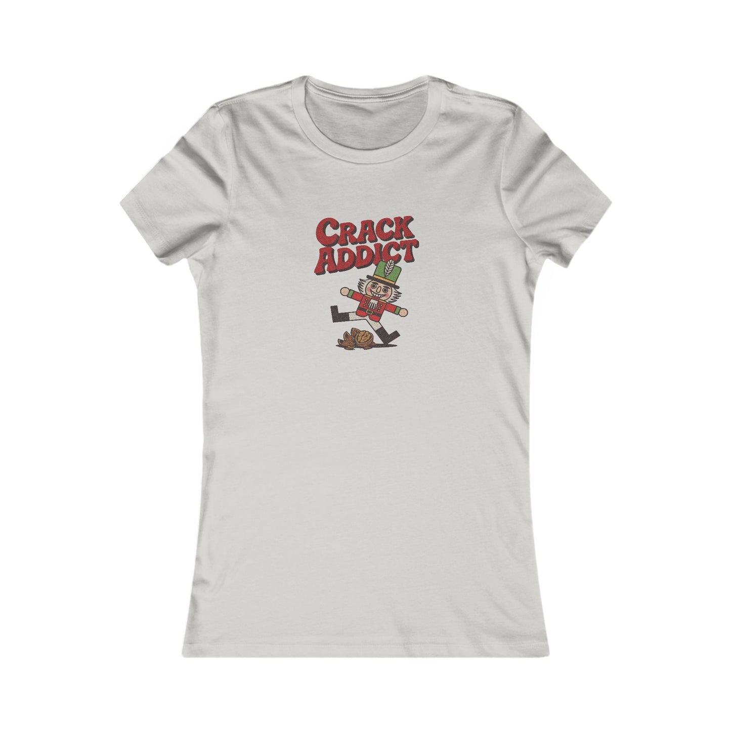 Crack Addict Nutcracker (Unhinged Remix) — Retro Women's Tee (Light)