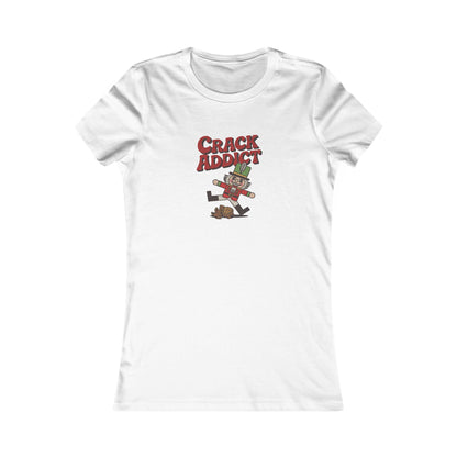Crack Addict Nutcracker (Unhinged Remix) — Retro Women's Tee (Light)