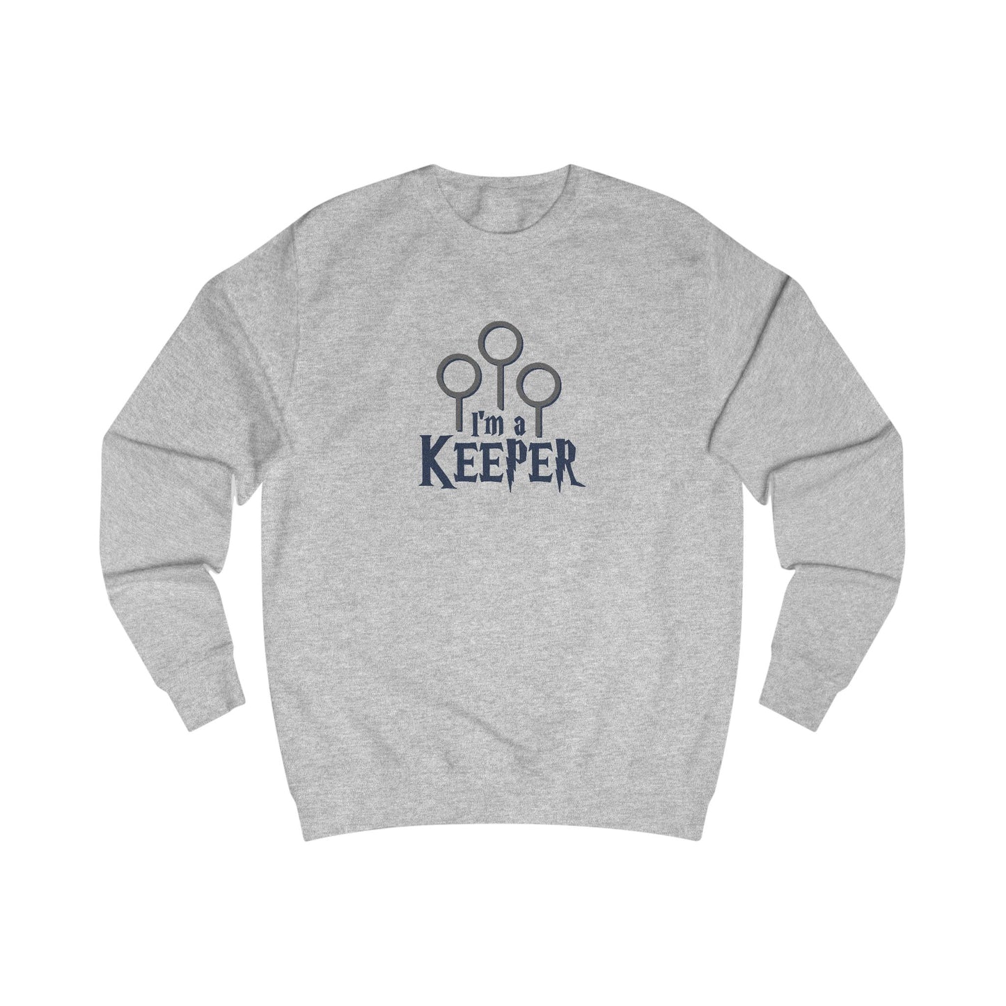I’m a Keeper — Harry Potter Quidditch Retro Sweatshirt (Light)
