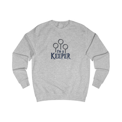 I’m a Keeper — Harry Potter Quidditch Retro Sweatshirt (Light)