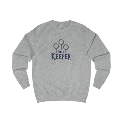 I’m a Keeper — Harry Potter Quidditch Retro Sweatshirt (Light)