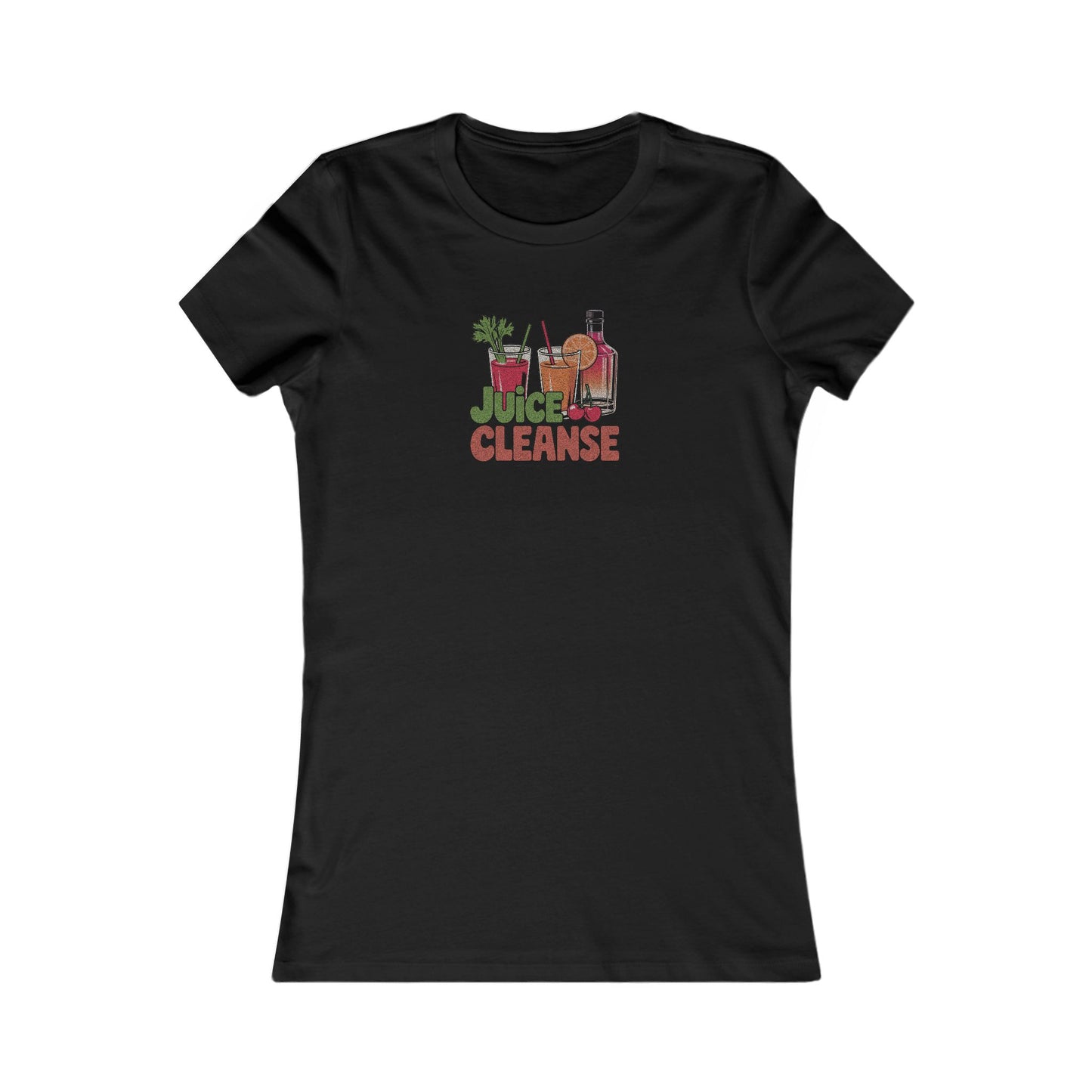 Juice Cleanse Liquid Diet — Boozy Brunch Retro Women's Tee (Dark)